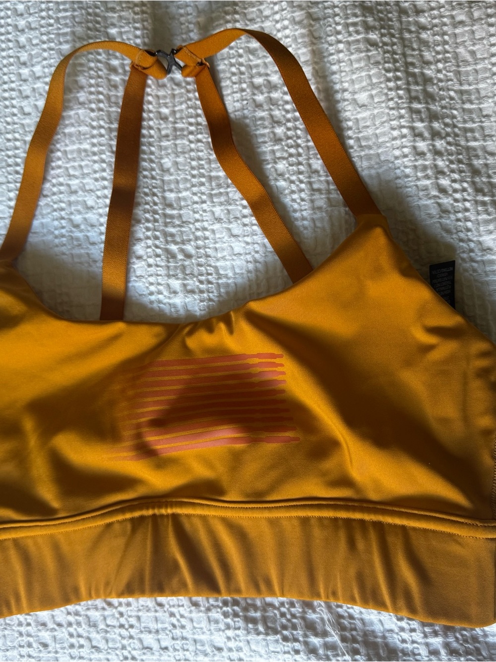 Savage X Fenty Mustard Gold Sports Bra